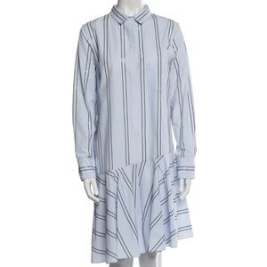 Brunello Cucinelli Light Blue Shirt dress Sz S
